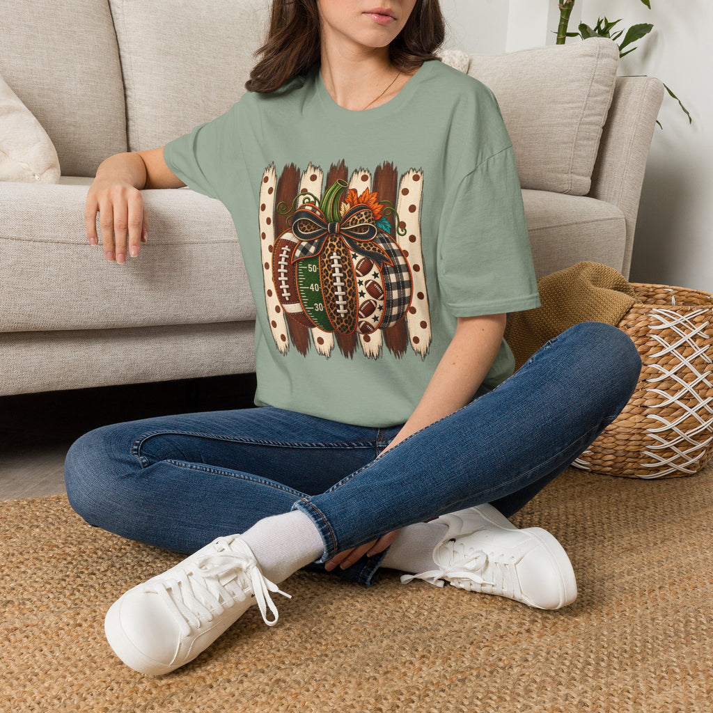 Football Pumpkin Fall T-Shirt