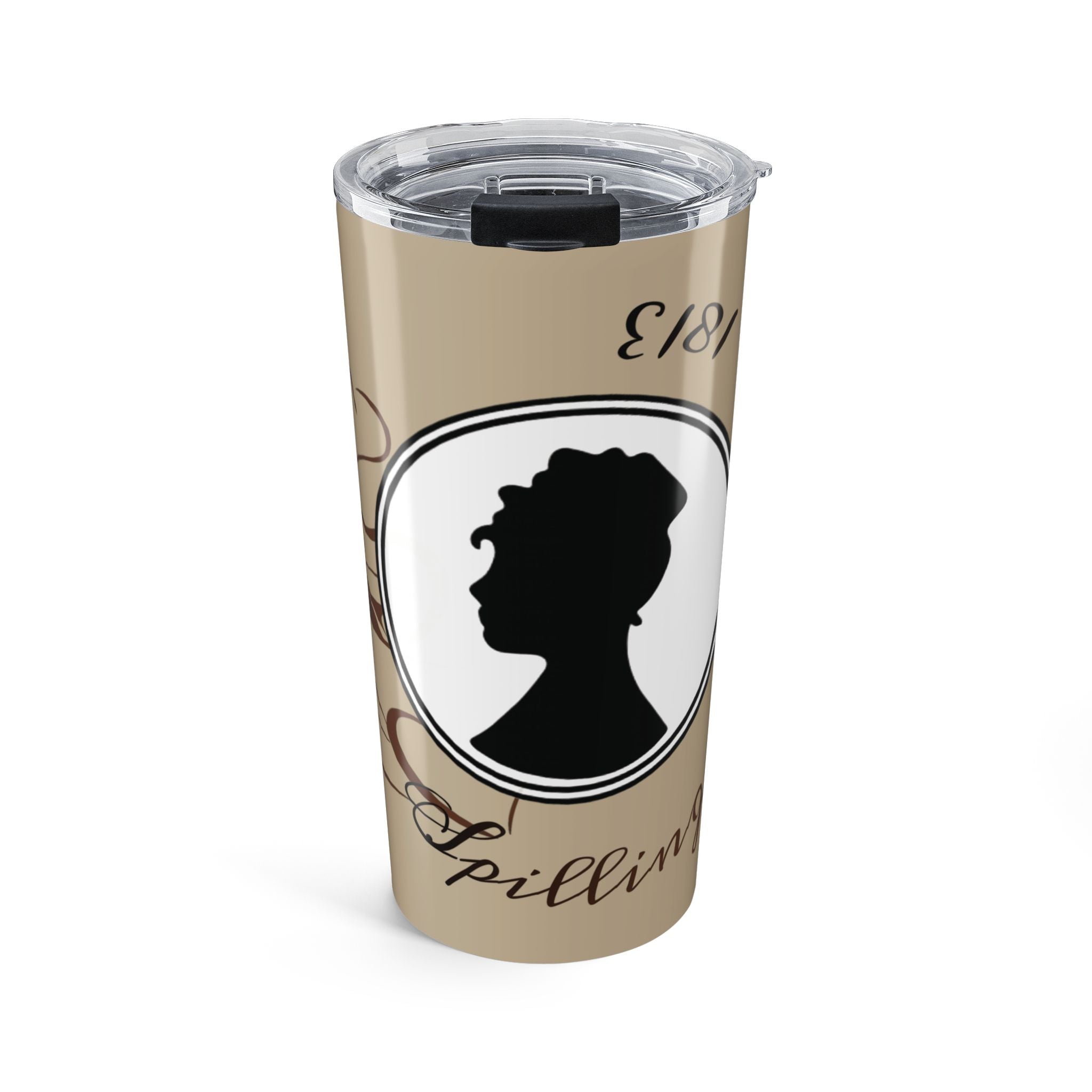 Cameo Silhouette 20oz Tumbler — Vintage Profile Travel Mug