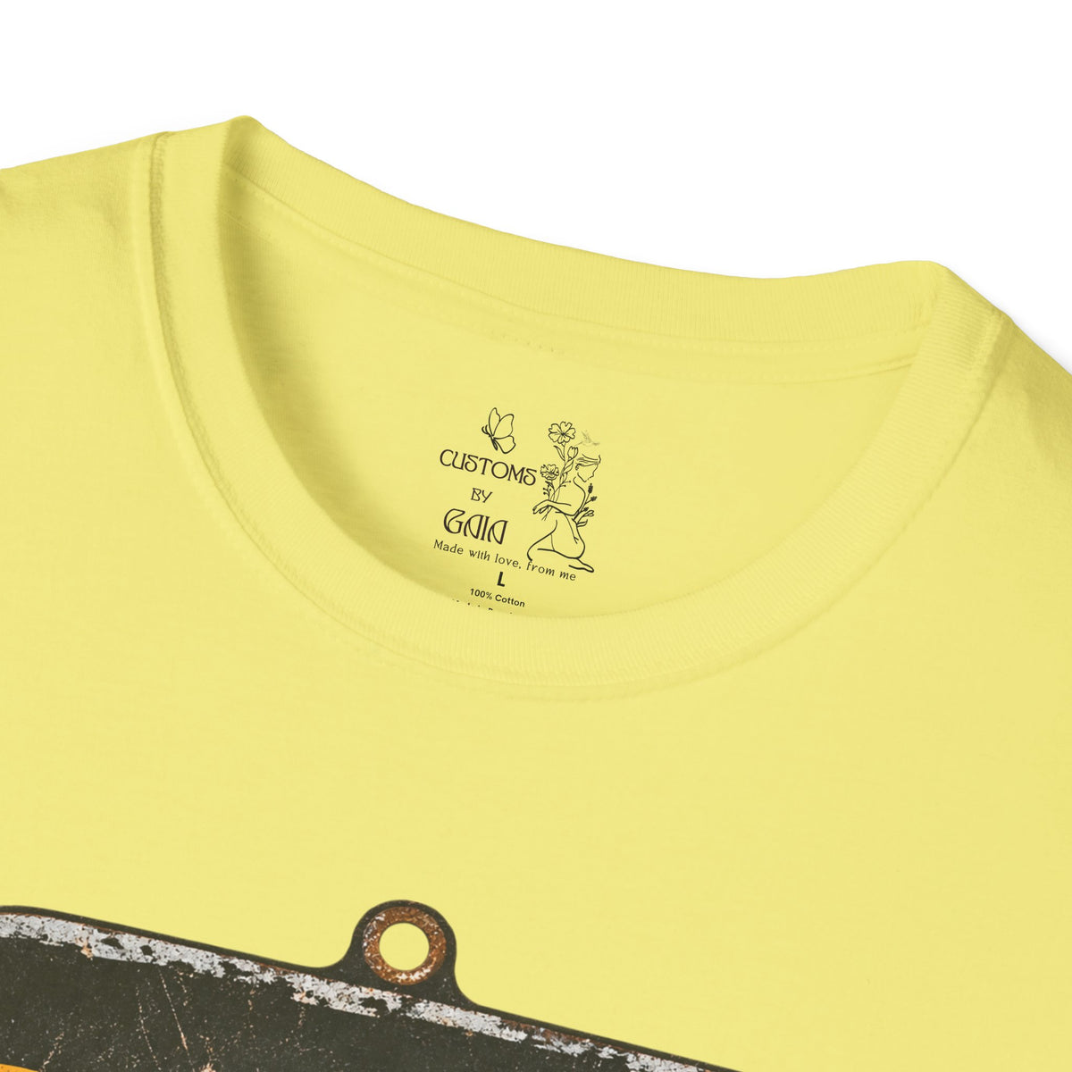 Dandelion Tee — "Born To Live Free, Ridin' On A Breeze" Vintage Floral T-Shirt