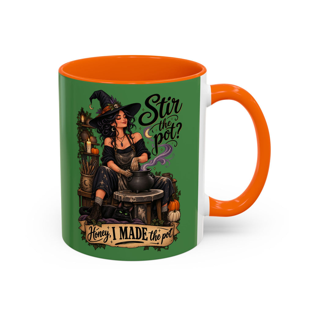 Witchy Coffee Mug – "Stir the Pot? Honey, I Made the Pot" Accent Mug