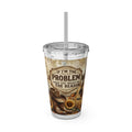 If I’m the Problem 16oz Tumbler with Straw — Sunflower Cowboy Rustic Drinkware