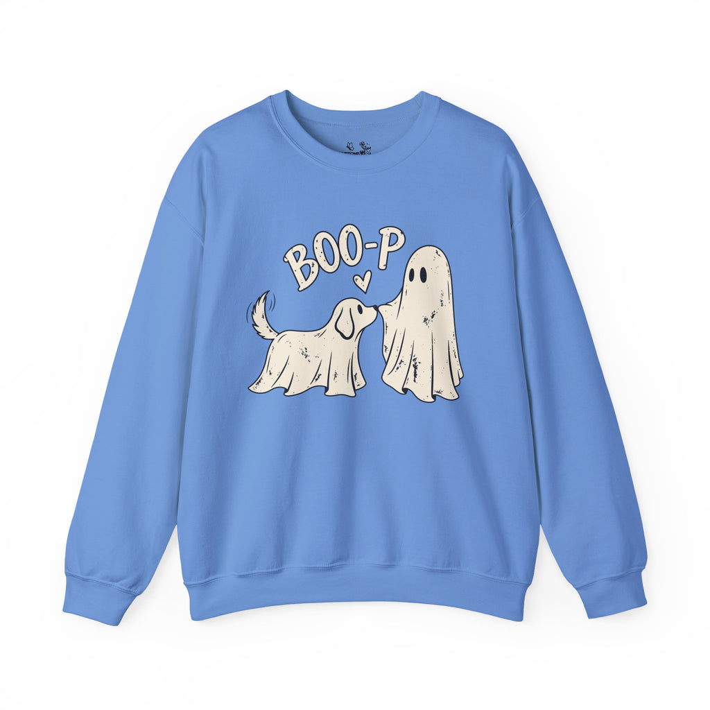 Boo-p Dog & Ghost Halloween Sweatshirt