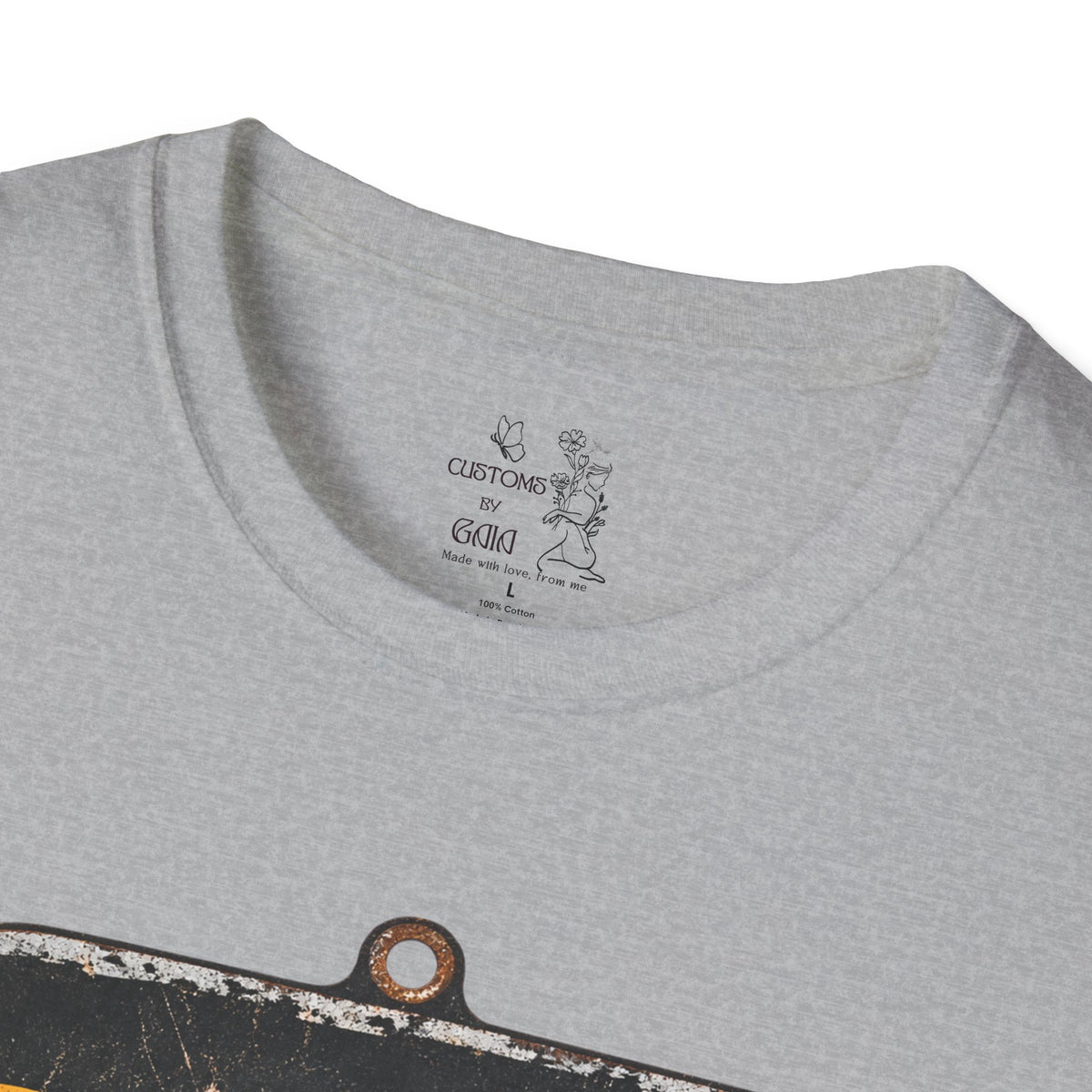 Dandelion Tee — "Born To Live Free, Ridin' On A Breeze" Vintage Floral T-Shirt