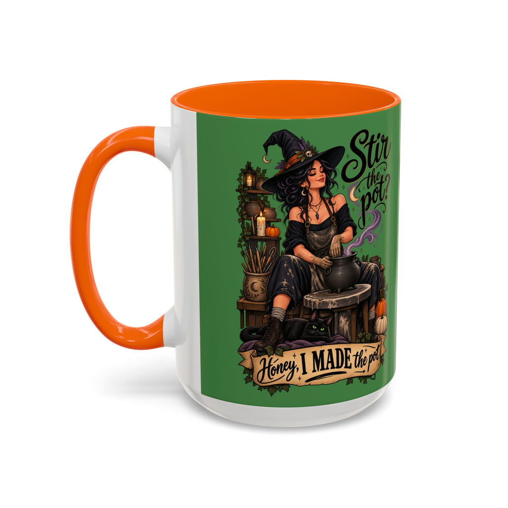 Witchy Coffee Mug – "Stir the Pot? Honey, I Made the Pot" Accent Mug