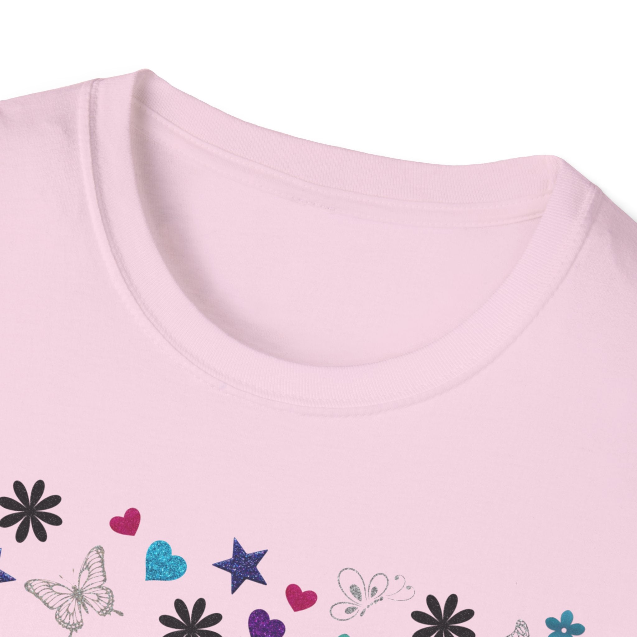 T-Shirt — "Lady Luxe Glitter Tribe" Sparkle Graphic Tee