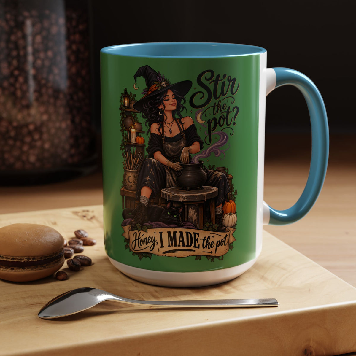 Witchy Coffee Mug – "Stir the Pot? Honey, I Made the Pot" Accent Mug