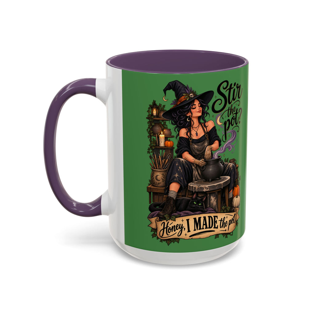 Witchy Coffee Mug – "Stir the Pot? Honey, I Made the Pot" Accent Mug