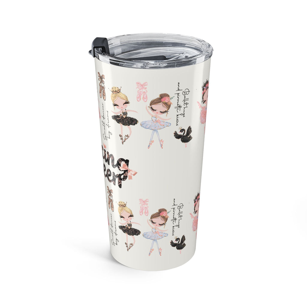 Dancing Queen 20oz Tumbler – Sparkle Ballerina Travel Mug