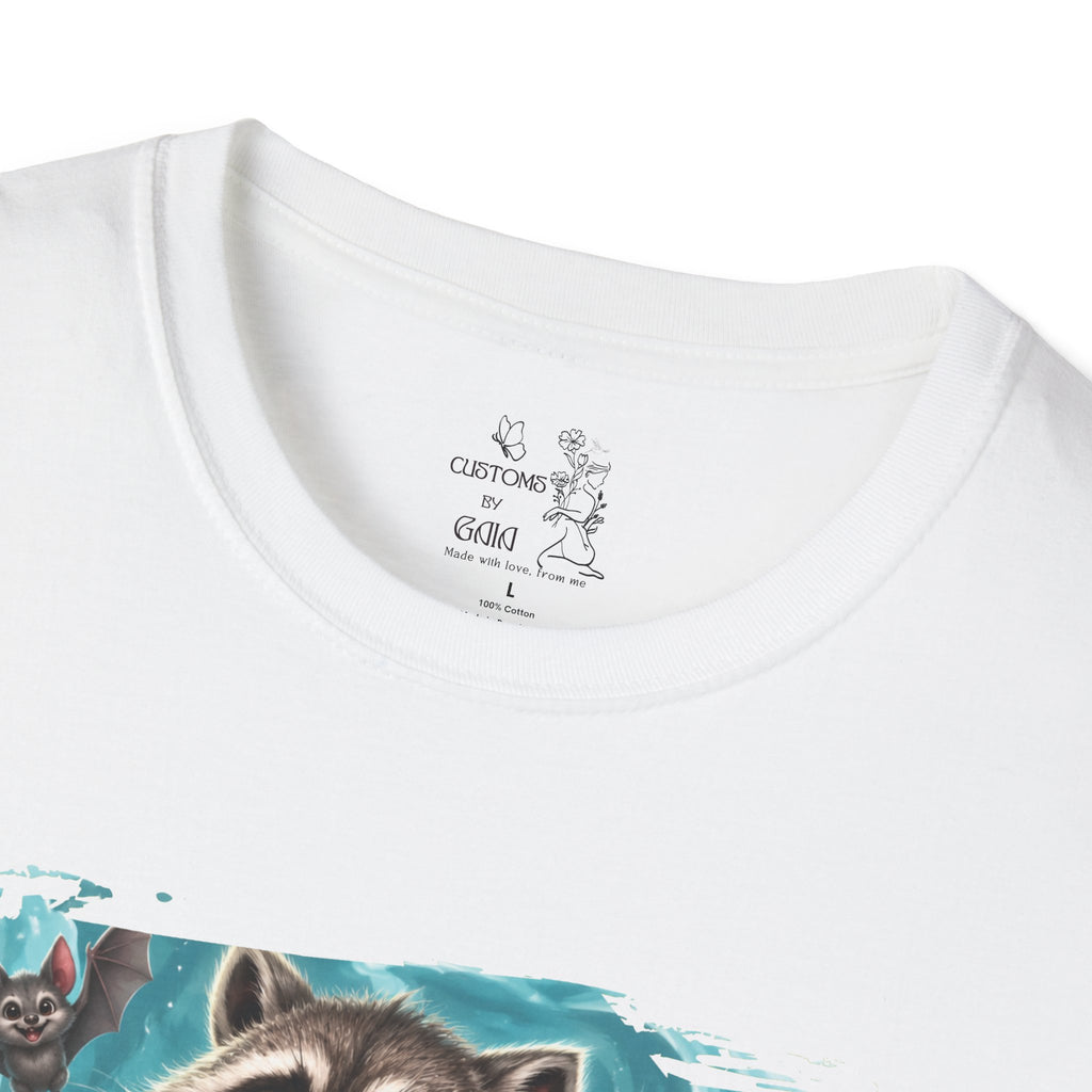 Raccoon Watermelon Summer T-Shirt — Cute Animal Graphic Tee