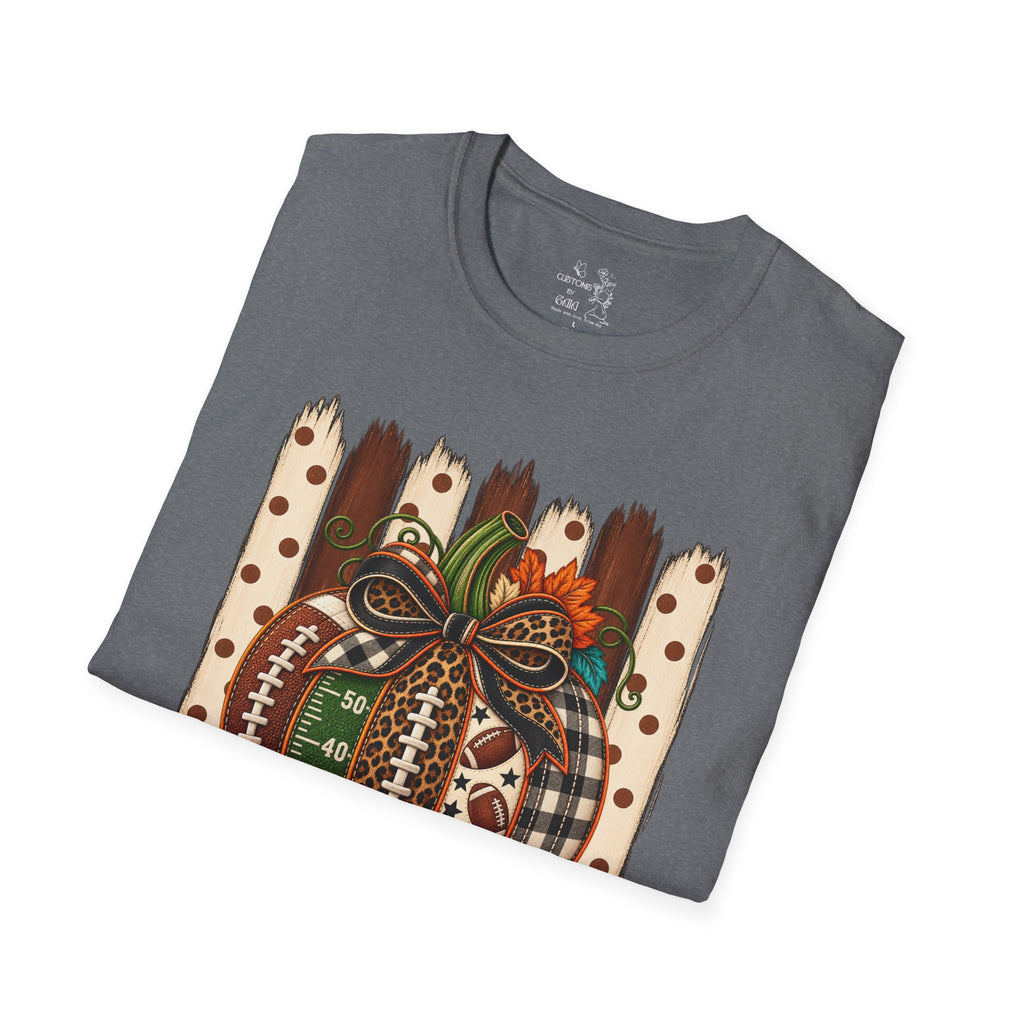 Football Pumpkin Fall T-Shirt