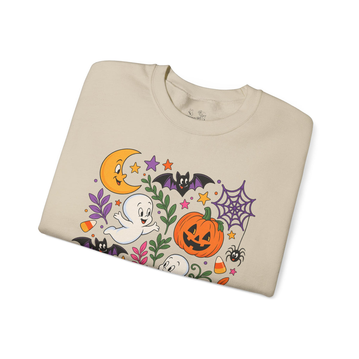 Halloween Ghosts & Pumpkins Crewneck Sweatshirt