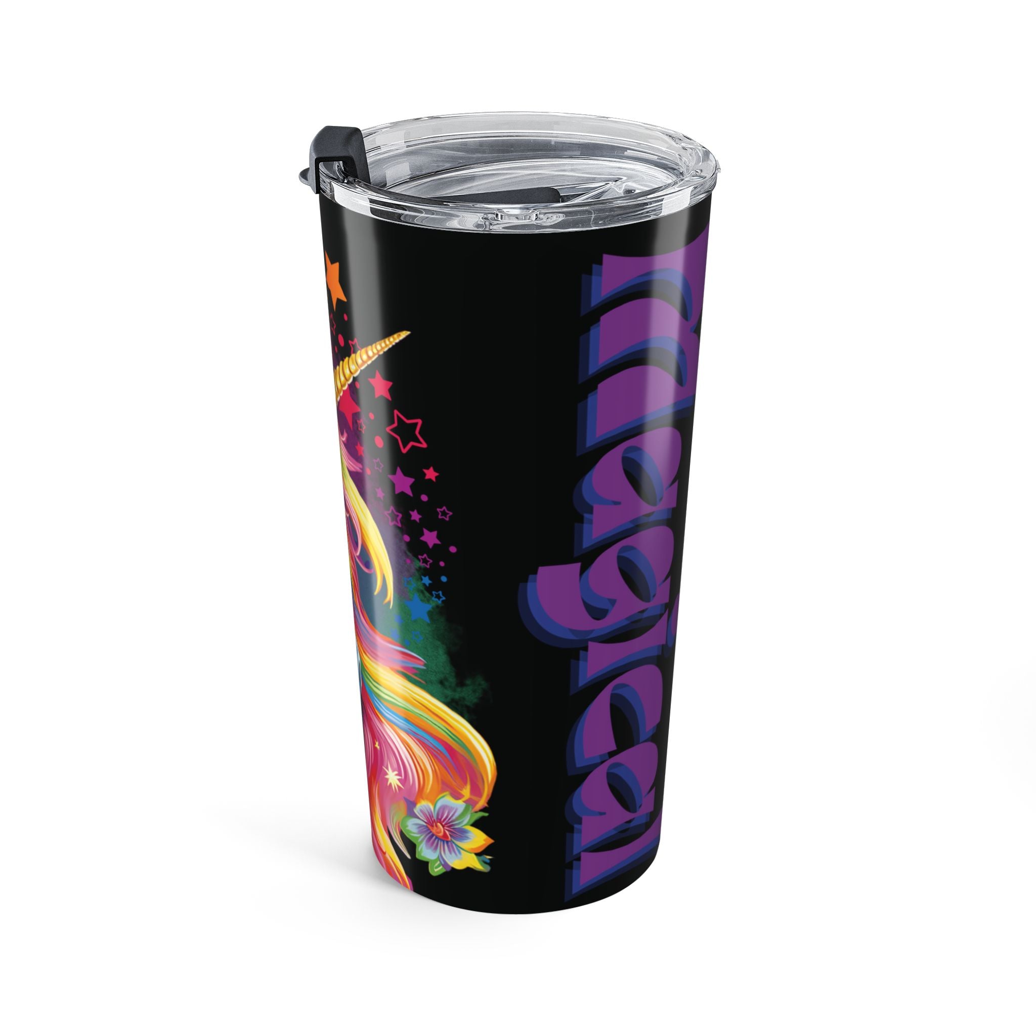 20oz Unicorn Tumbler — Colorful Magical Unicorn Travel Cup