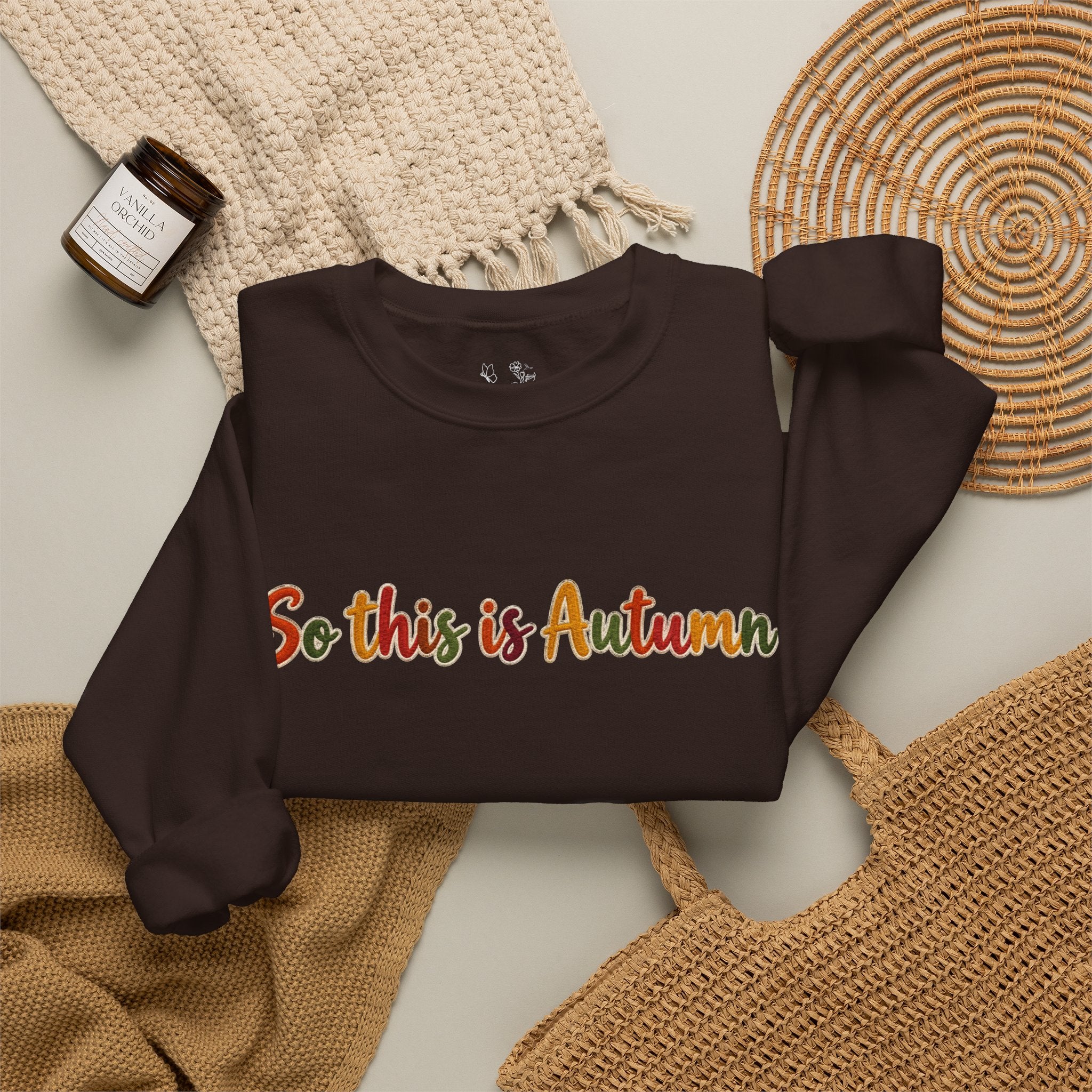 So This Is Autumn Crewneck Sweatshirt – Cozy Fall Pullover