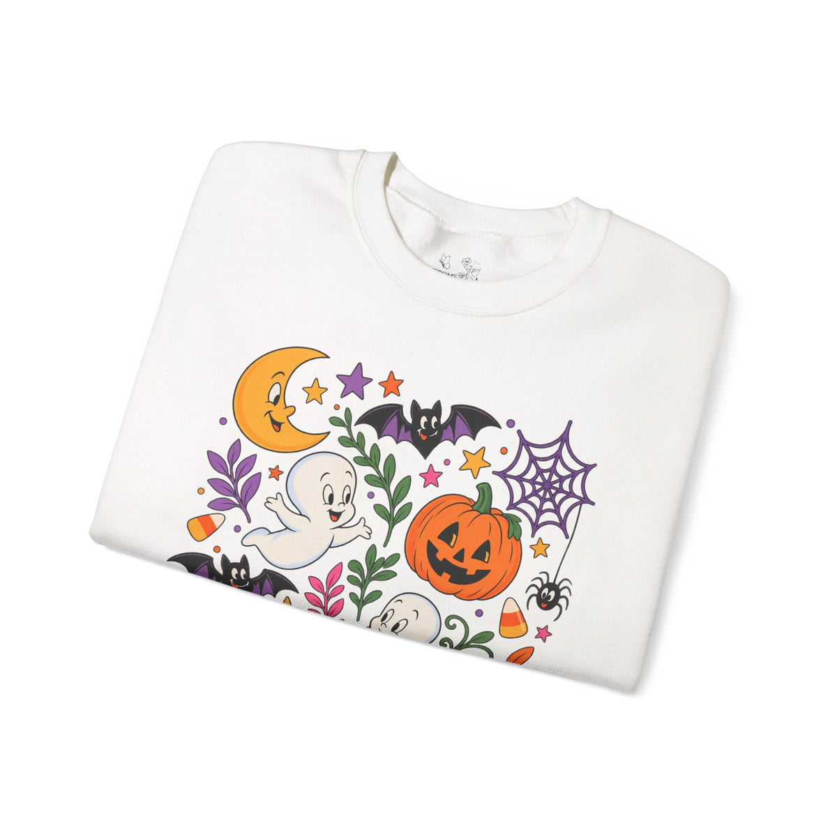 Halloween Ghosts & Pumpkins Crewneck Sweatshirt