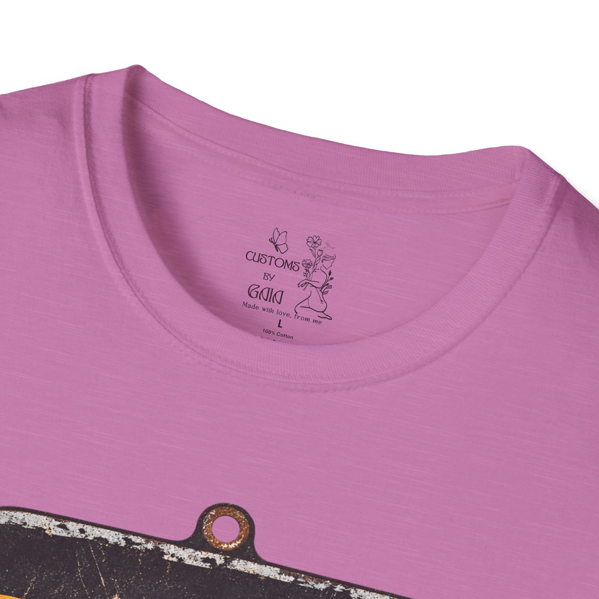 Dandelion Tee — "Born To Live Free, Ridin' On A Breeze" Vintage Floral T-Shirt