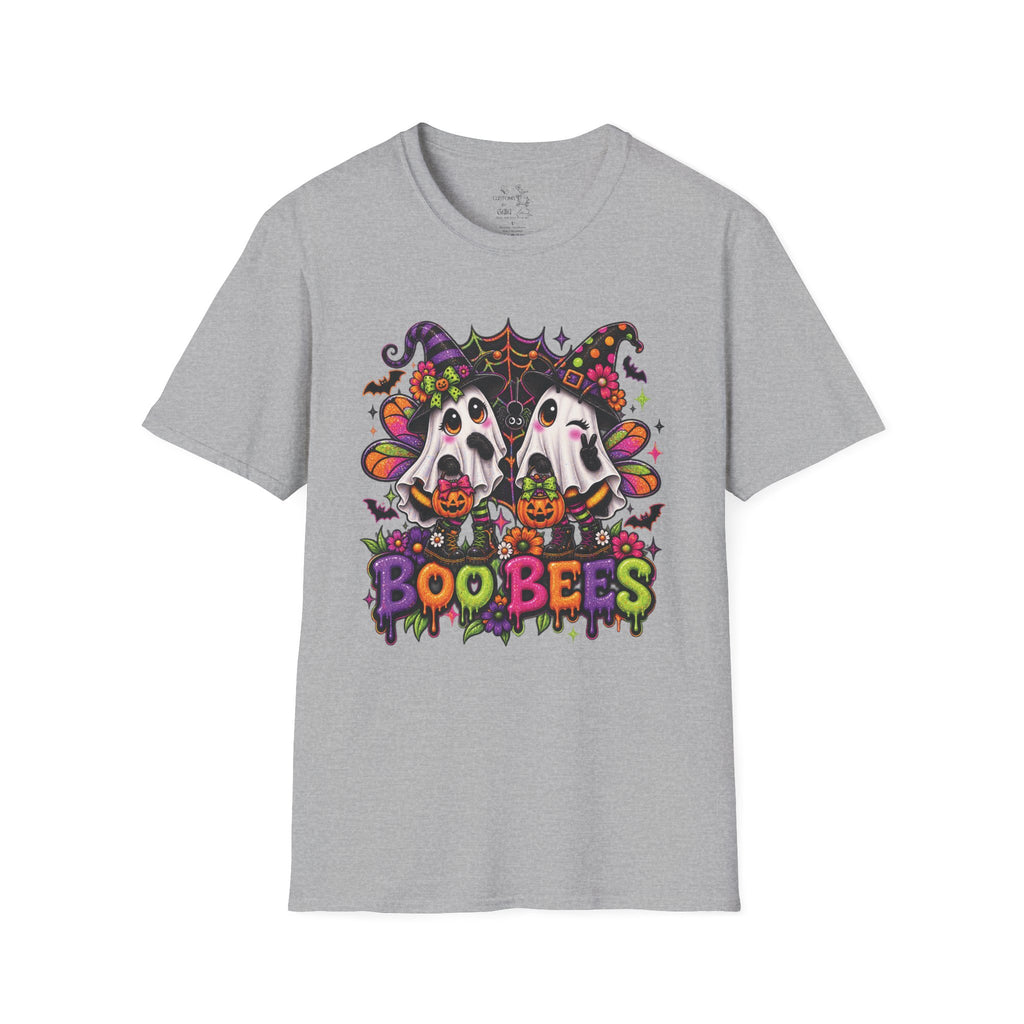 Halloween 'Boobees' Ghosts T-Shirt — Cute Spooky Witch Ghosts with Pumpkins