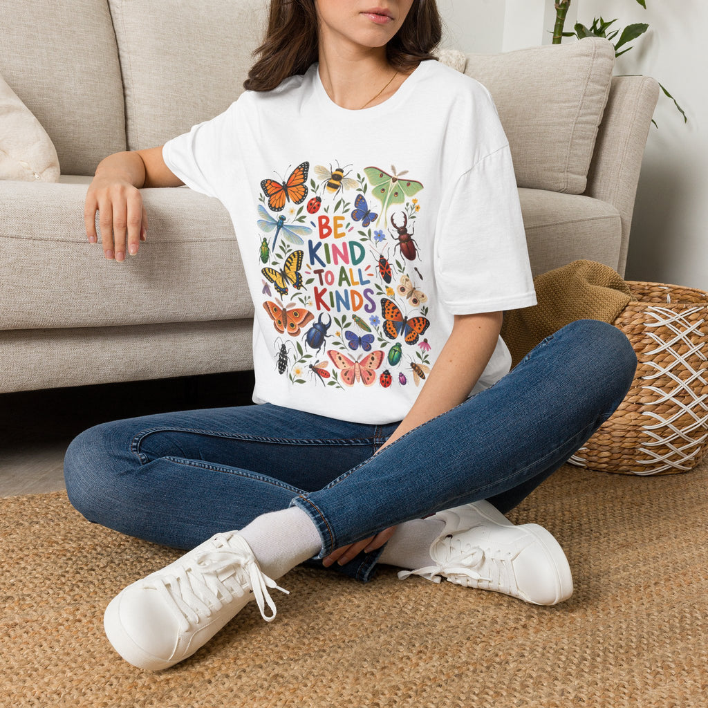 Be Kind to All Kinds Butterfly & Insects T-Shirt