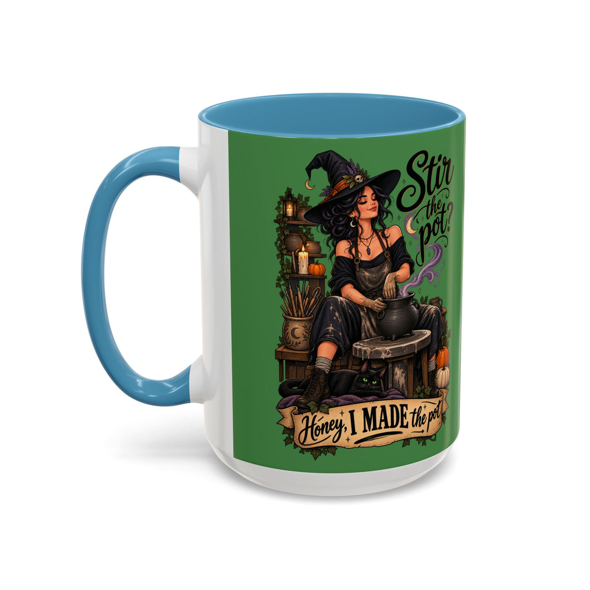 Witchy Coffee Mug – "Stir the Pot? Honey, I Made the Pot" Accent Mug