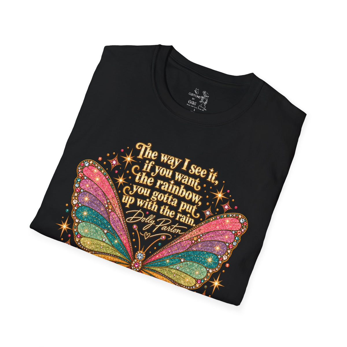 Butterfly Rainbow T-Shirt — Inspirational "The Way I See It" Quote
