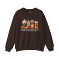 Autumn Leaves & Coffee Please Sweatshirt — Cozy Fall Coffee Crewneck