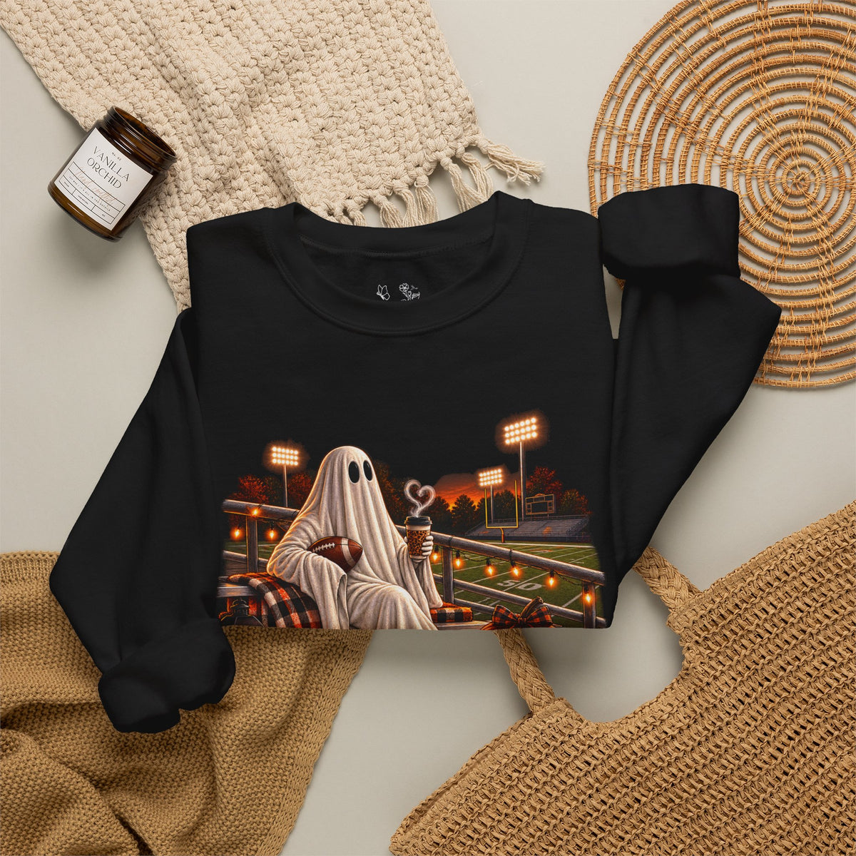 Halloween Ghost 'Tis the Season Crewneck Sweatshirt