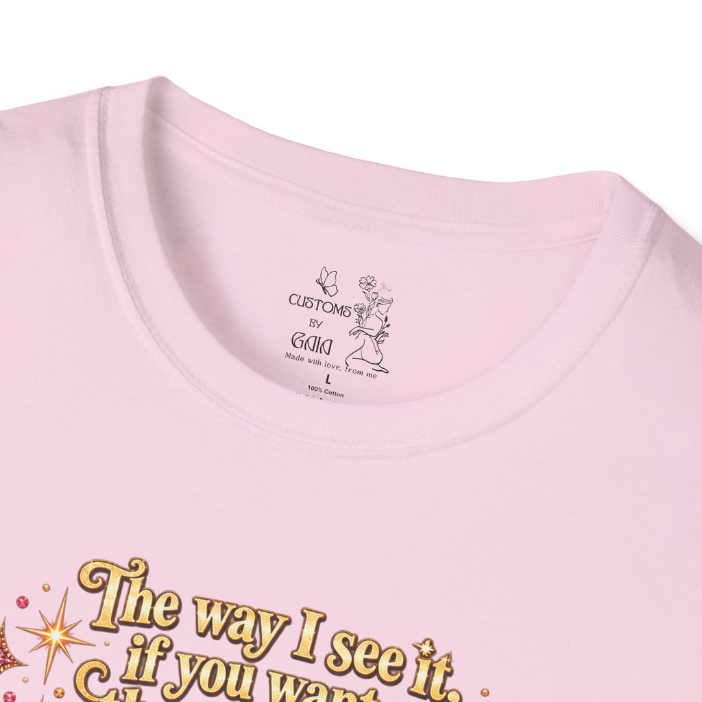 Butterfly Rainbow T-Shirt — Inspirational "The Way I See It" Quote