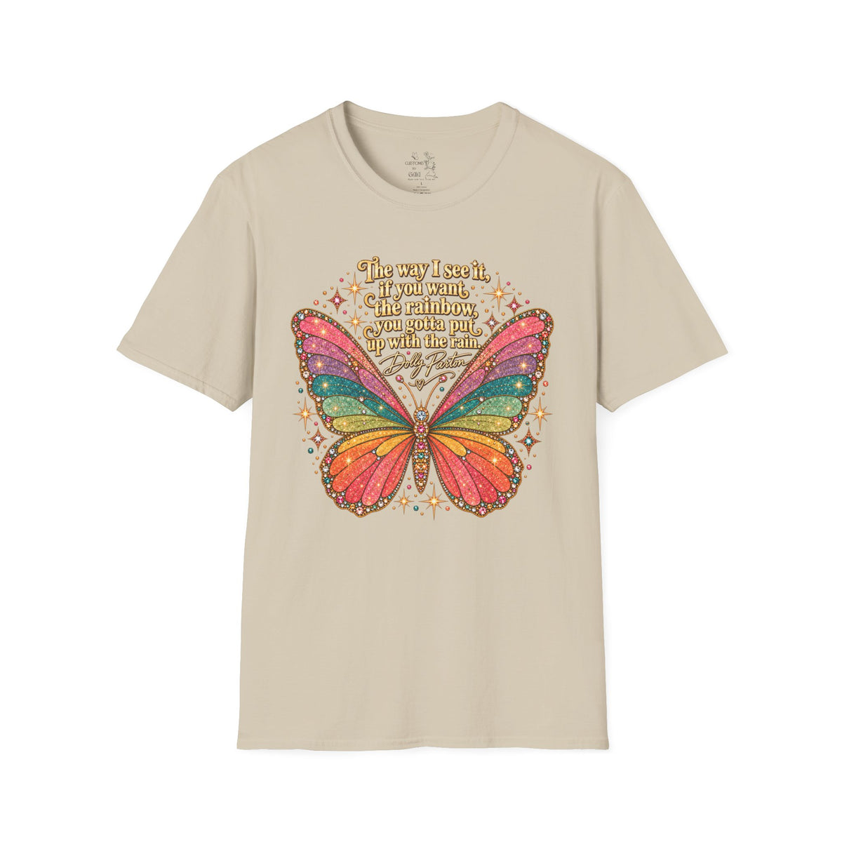 Butterfly Rainbow T-Shirt — Inspirational "The Way I See It" Quote