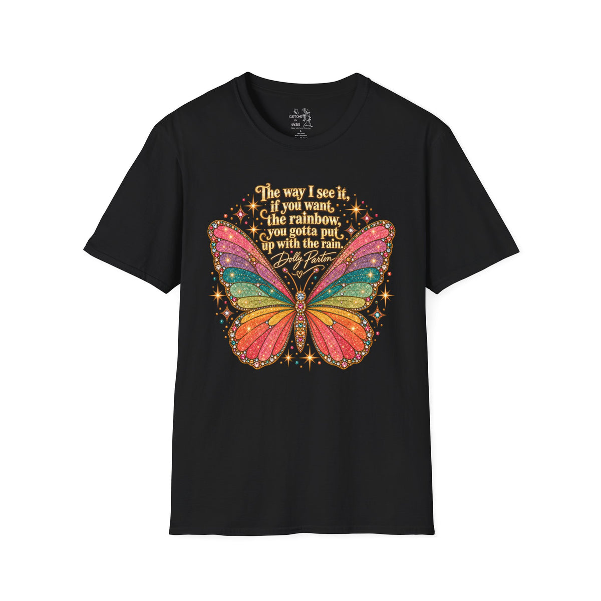 Butterfly Rainbow T-Shirt — Inspirational "The Way I See It" Quote