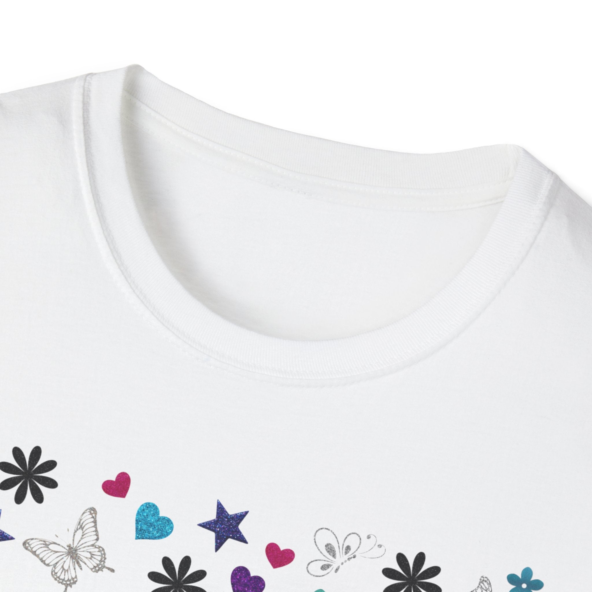 T-Shirt — "Lady Luxe Glitter Tribe" Sparkle Graphic Tee