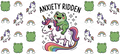 Anxiety Ridden Frog Unicorn UV DTF Wrap