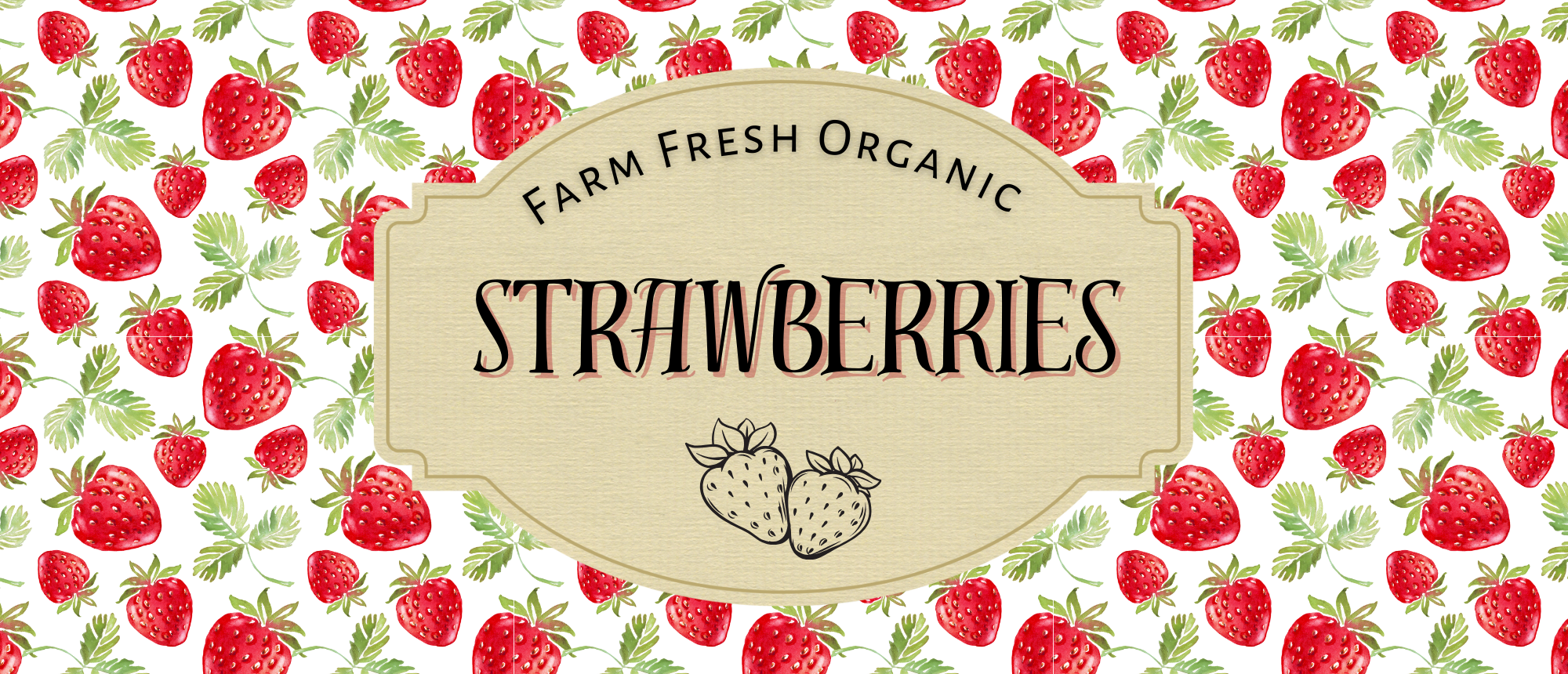 Organic Farm Fresh Strawberries