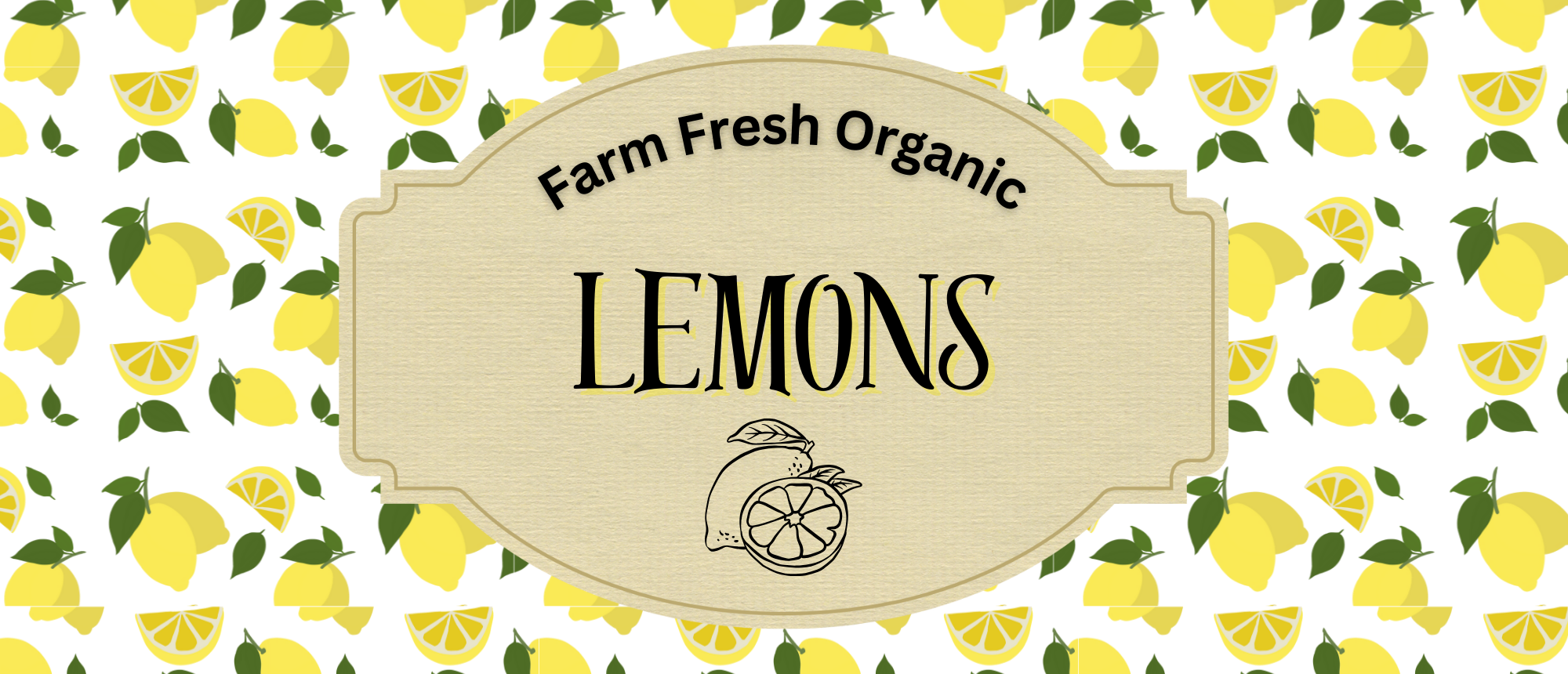 Farm Fresh Organic Lemons