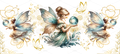 Mystic Gaze – Watercolor Fairy & Crystal Ball Design
