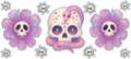 Pastel Goth Skull & Serpent UV DTF Wrap
