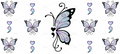Semicolon Butterfly UV DTF Wrap