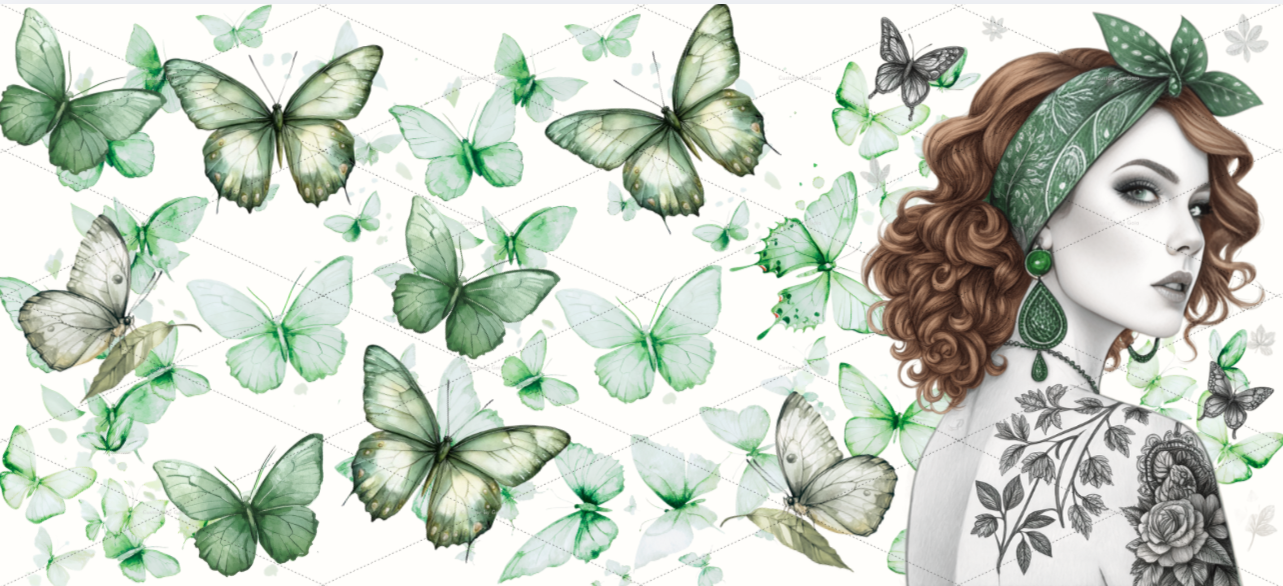 Green Butterfly Goddess