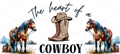 The Heart of a Cowboy UV DTF Wrap