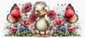 WHIMSICAL DUCKLING