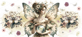 Flutter & Bloom – Pastel Watercolor Fairy Design UV DTF WRAP DESIGN