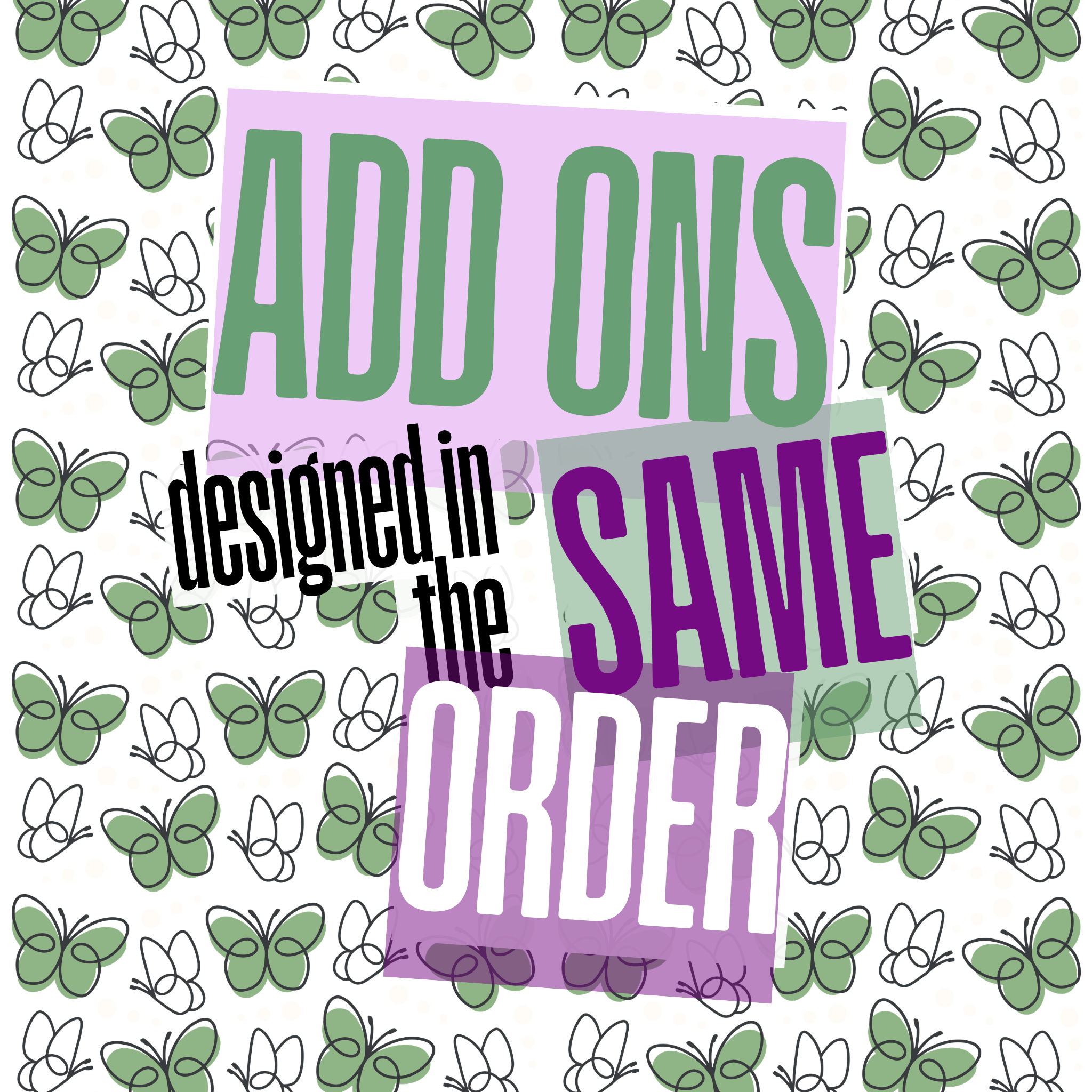 Designs Added to Custom Orders